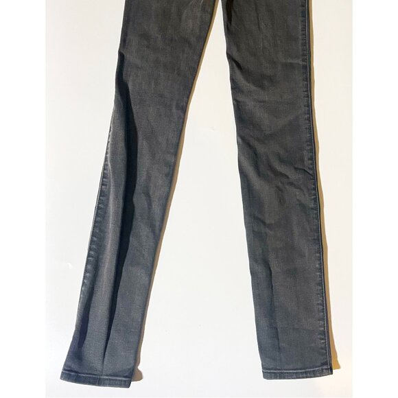 women's Abercrombe Jeans Pre Owned Black High Rise Super Skinny W23 L31 - Picture 5 of 9
